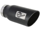 aFe MACH Force - XP 409 SS Right Side Single Wall Exhaust Tip 5in Inlet x 7in Outlet x 15in L - My Store