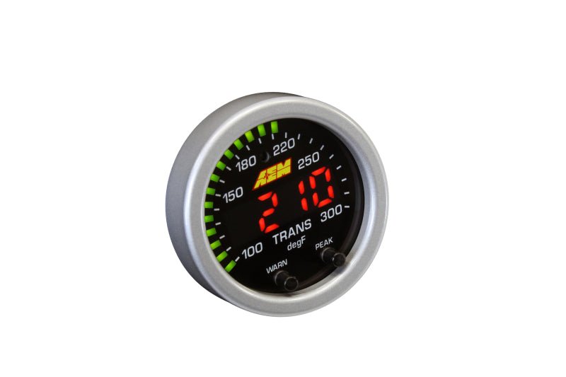 AEM X - Series Temperature 100 - 300F Gauge Kit (ONLY Black Bezel and Water Temp. Faceplate) - My Store