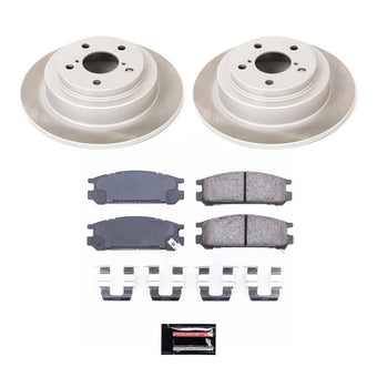 compare product Power Stop 90-99 Subaru Legacy Rear Semi-Coated Rotor Kit