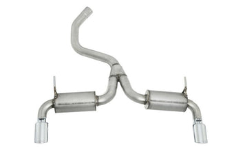 compare product Gibson 14-21 Jeep Cherokee 3.2L 2.5in/2.25in Black Elite Cat-Back Dual Split Exhaust - Stainless