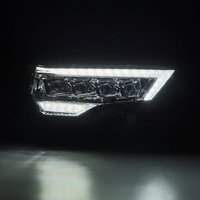 AlphaRex 14 - 22 Toyota 4Runner NOVA LED Proj Headlights Chrome w/ Activ Light/Seq Signal/DRL - My Store