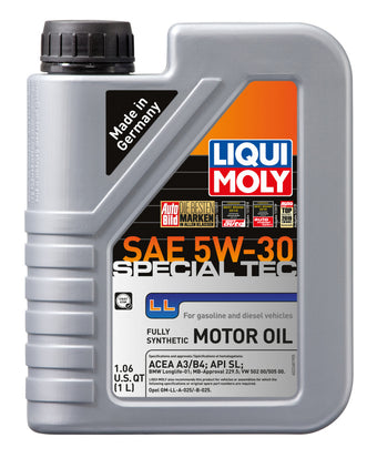 compare product LIQUI MOLY 1L Special Tec LL Motor Oil SAE 5W30