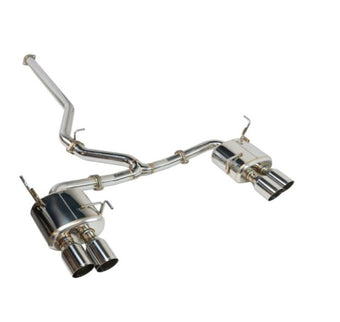 compare product Remark 08-14 Subaru WRX STi GR Hatch Cat-Back Exhaust w/ SS Quad Tips (Non-Resonated)