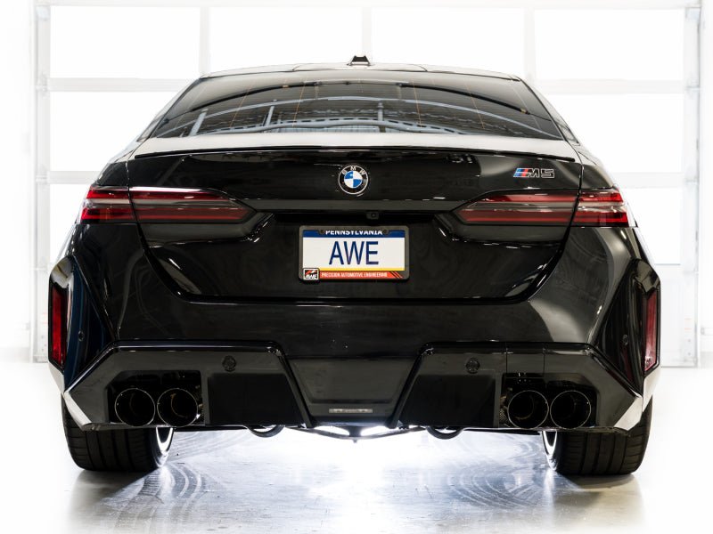 AWE Tuning BMW G90/G99 M5 Track Edition Cat - Back Exhaust - Diamond Black Tips - My Store