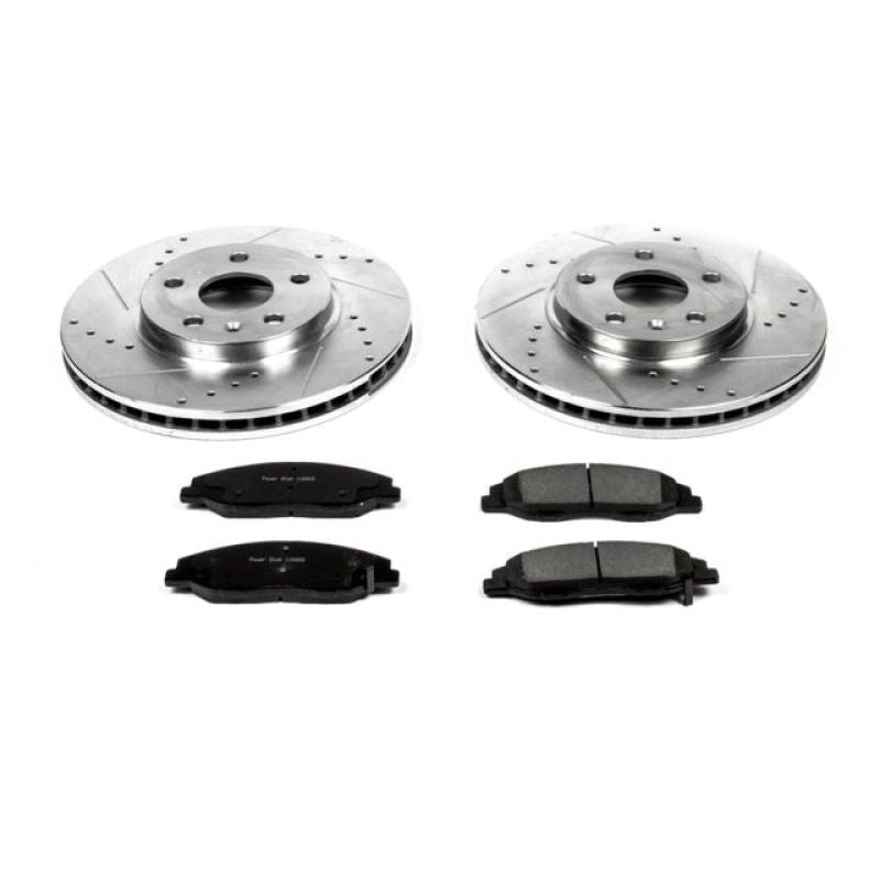 Power Stop 08 - 14 Cadillac CTS Front Z23 Evolution Sport Brake Kit - My Store