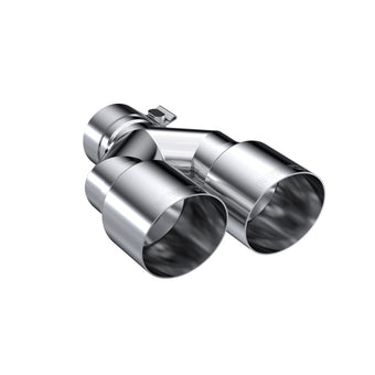 compare product MBRP Universal T304 SS Dual Tip 3.5in OD/2.5in Inlet