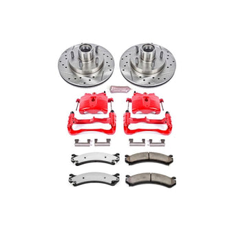 compare product Power Stop 07-10 GMC Sierra 3500 HD Front Z36 Truck & Tow Kit w/Cals