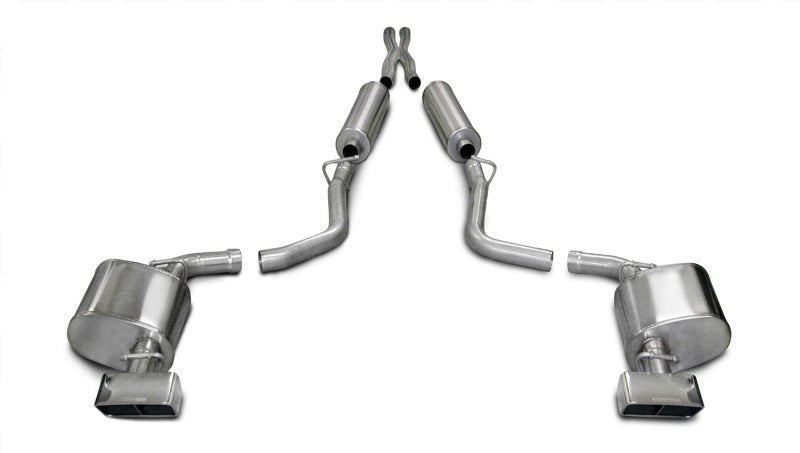 Corsa 2009 - 2010 Dodge Challenger R/T 5.7L V8 Auto Polished Xtreme Cat - Back Exhaust - My Store