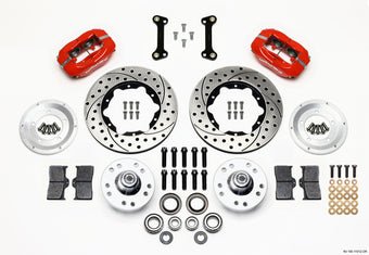compare product Wilwood Forged Dynalite Front Kit 11.00in Drilled Red 82-92 Camaro//Firebird