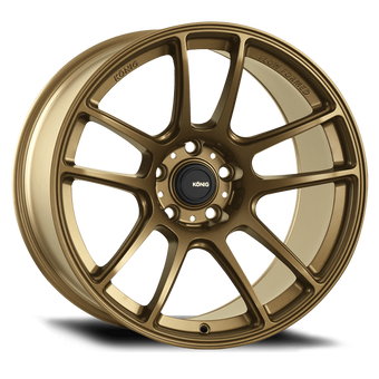 compare product Konig Heliogram 19X9.5 5X114.3 ET35 Matte Bronze Knurled Bead Flow Formed