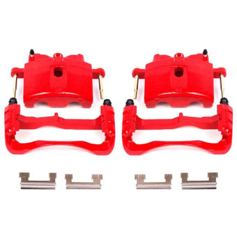 compare product Power Stop 00-04 Cadillac DeVille Front Red Calipers w/Brackets - Pair