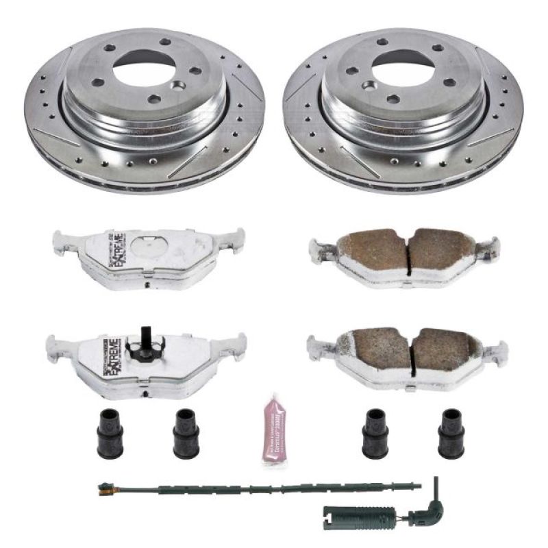 Power Stop 01 - 05 BMW 325xi Rear Z26 Street Warrior Brake Kit - My Store