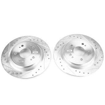 compare product Power Stop 14-19 Acura RLX Rear Evolution Drilled & Slotted Rotors - Pair