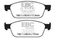 EBC 12+ Ford Focus 2.0 Turbo ST Ultimax2 Front Brake Pads - My Store