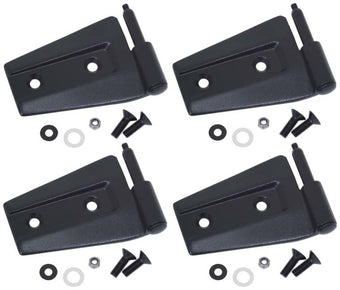 compare product Kentrol 07-18 Jeep Wrangler JK Door Hinge Set 4 Pieces 2 Door - Textured Black