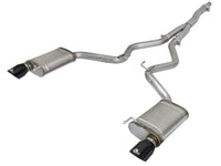 aFe MACHForce XP Exhausts Cat - Back SS - 304 EXH w/ Black Tips 15 - 16 Ford Mustang EcoBoost 2.3L (t) - My Store