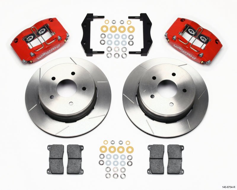 Wilwood Dynapro Radial Rear Kit 12.19in Drilled Red 2004 - 2006 Pontiac GTO - My Store