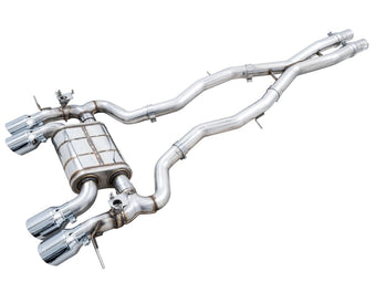 compare product AWE Tuning SwitchPath Cat-Back Exhaust for BMW G8X M3/M4 - Chrome Silver Tips