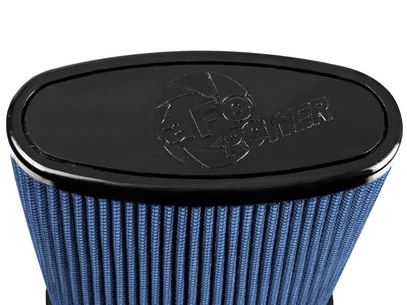 aFe Momentum Replac Air Filter w/Pro 5R Media (Pair) 5x2.25in F/6.25x3.75in B/5.25x2.25in T/11in H - My Store