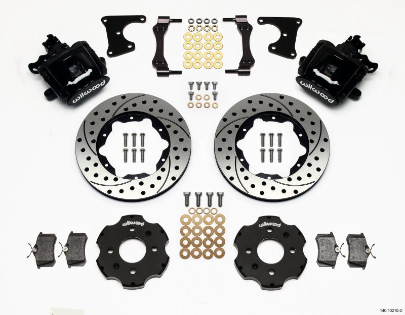 Wilwood Combination Parking Brake Rear Kit 11.00in Drilled Civic / Integra Drum 2.71 Hub Offset - My Store