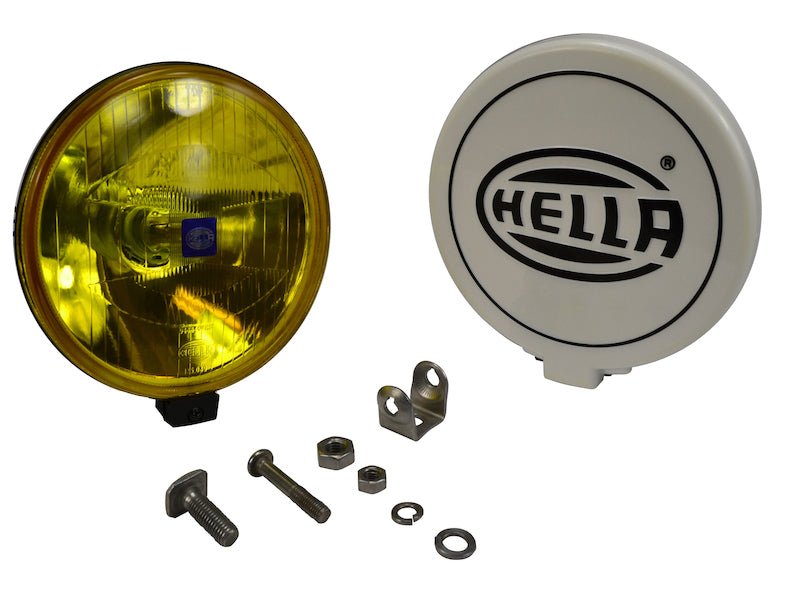 Hella 500 Series ECE 6.4in 55W Round Driving Beam Amber Light - My Store