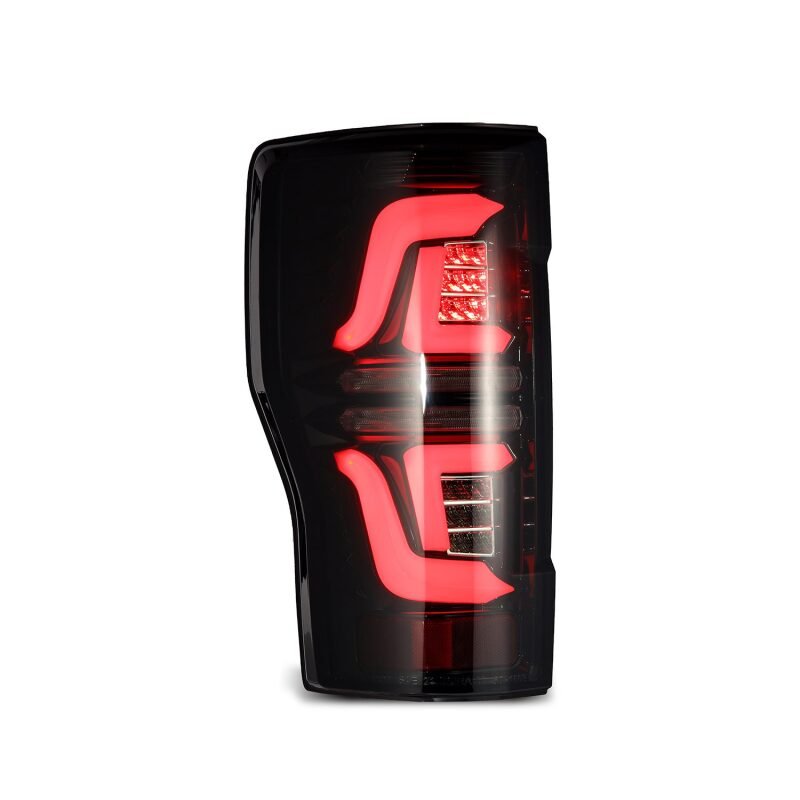 AlphaRex 17 - 19 Ford F250 Super Duty PRO - Series LED Tail Lights Jet Black (w/o Blind Spot Sensor) - My Store