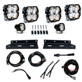 compare product Baja Designs 21-25 Ford Raptor Squadron Pro 2.0/S1 Fog Pocket Kit (Multi Patterns) - Clear