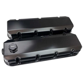 compare product Moroso Brodix SR20/Dart Pro 1 20 Degree Aluminum Valve Covers - Black (w/-12AN Breather/Oil Fill)