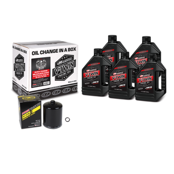 compare product Maxima V-Twin Quick Change Kit Synthetic w/Black Filter Milwaukee-Eight