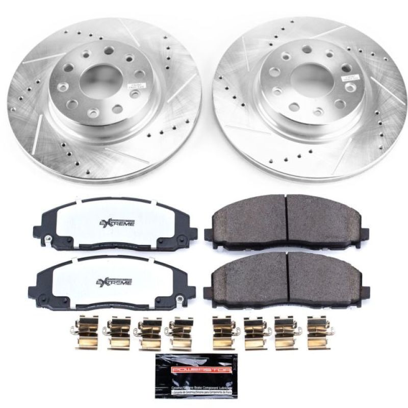 Power Stop 18 - 19 Jeep Wrangler Front Z36 Truck & Tow Brake Kit - My Store