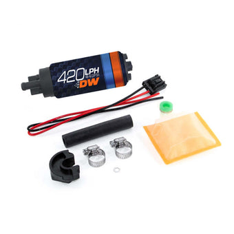 compare product DeatschWerks DW420 Series 420lph In-Tank Fuel Pump w/ Install Kit For 89-94 240SX