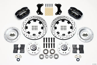compare product Wilwood Dynapro Dust-Boot Front Kit 12.19in Drilled WWE ProSpindle