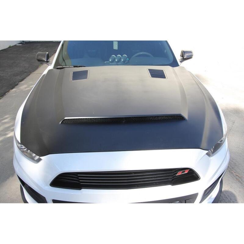 Anderson Composites 2015 - 2017 Ford Mustang (Excl. GT350/GT350R) Super Snake Style Hood Fiberglass - My Store