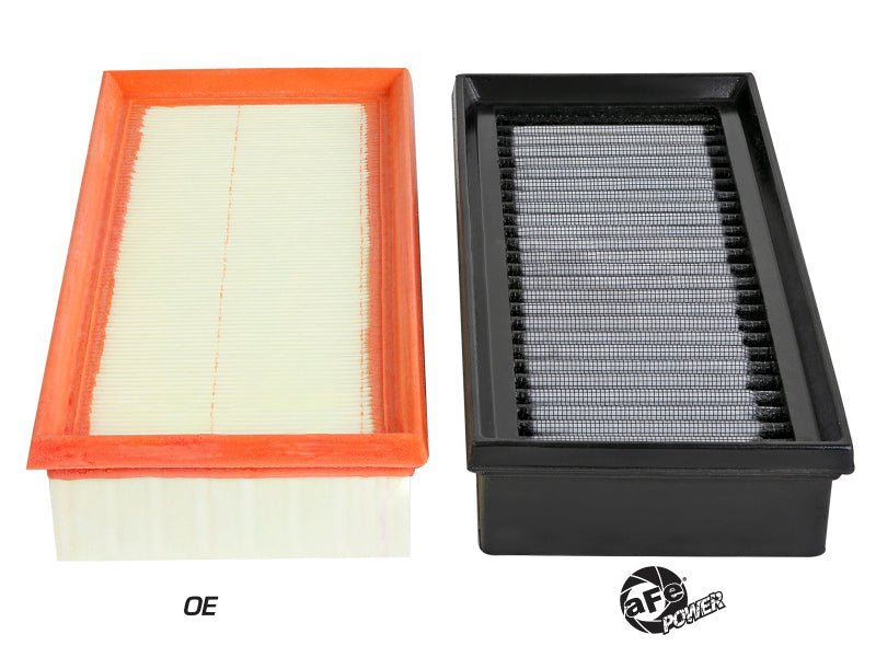 aFe Magnum FLOW Pro DRY S OE Replacement Filter 15 - 19 Mercedes C63 AMG 4.0L TT (Pair) - My Store