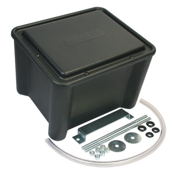 compare product Moroso Sealed Battery Box Black w/Mounting Hardware - Black