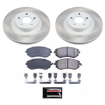 compare product Power Stop 02-05 Subaru Outback Front Semi-Coated Rotor Kit