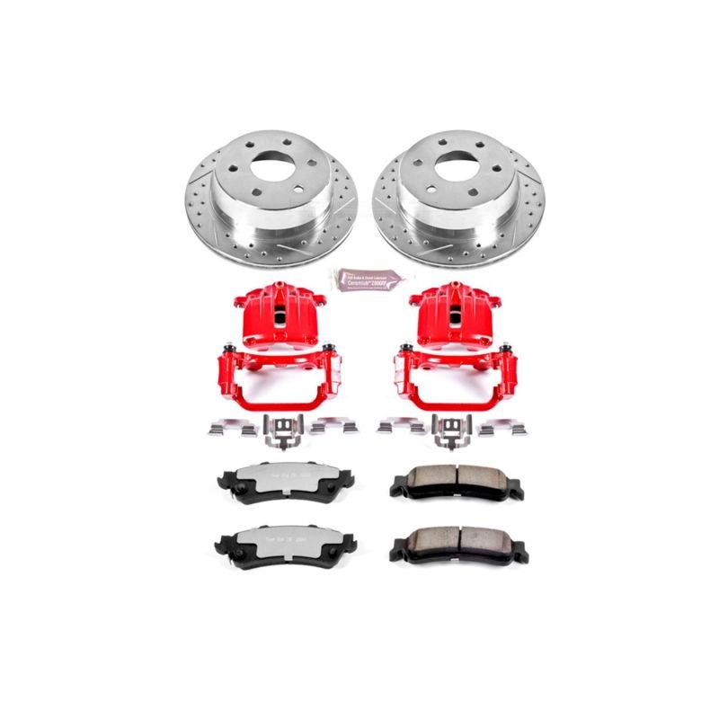 Power Stop 03 - 05 Chevrolet Astro Rear Z36 Truck & Tow Brake Kit w/Calipers - My Store
