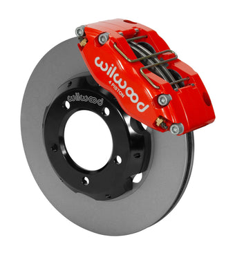 compare product Wilwood Dynapro Radial Front Kit 11in Rotors Red 61-67 Jaguar XKE w/ Lines