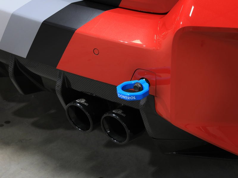 aFe 23 - 25 BMW M2 (G87) CONTROL Front / Rear Tow Hook - Blue - My Store