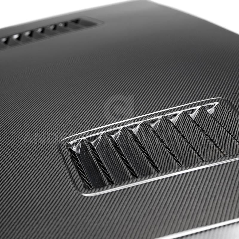 Anderson Composites 2018 Ford Mustang Super Snake Double Sided Carbon Fiber Hood - My Store