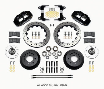 compare product Wilwood Narrow Superlite 6R Front Hub Kit 12.88in Drilled 82-92 Camaro//Firebird