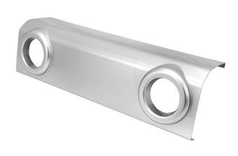 compare product Omix Front Bumper Applique Silver 07-18 Jeep Wrangler