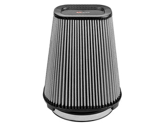 compare product aFe MagnumFLOW Pro Dry S Air Filter (7.5x5.5in) F x (9x7in) B x (5.75x3.75in) T (Carbon) x 10in H