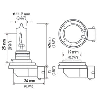 Hella Optilux H9 12V/100W XB Xenon White Bulb (pair) - My Store