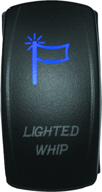 compare product DragonFire Racing Lighted Switch Whip On/Off Blue
