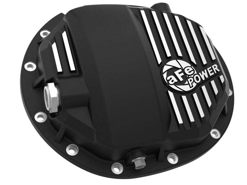aFe Power Pro Series AAM 9.5/9.76 Rear Diff Cover Black w/Mach Fins 14 - 19 GM Silverado/Sierra 1500 - My Store