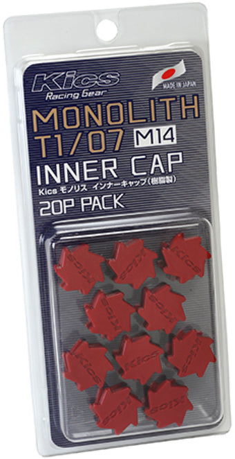 compare product Project Kics M14 Monolith Cap - Red (Only Works For M14 Monolith Lugs) - 20 Pcs