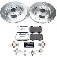 Power Stop 2004 Mercedes - Benz C230 Front Z26 Street Warrior Brake Kit - My Store