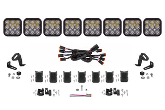 compare product Diode Dynamics SS5 Sport Universal CrossLink 8-Pod Lightbar - White Driving