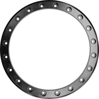 compare product Raceline Beadlock Ring - Ryno - 15in - 20 Hole - 12mm - Black